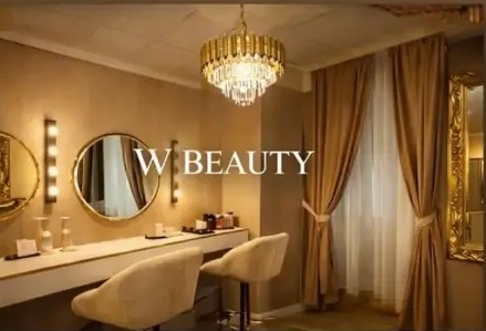Zona de machiaj din salonul W Beauty Studio de pe strada Dunării, Cluj-Napoca
